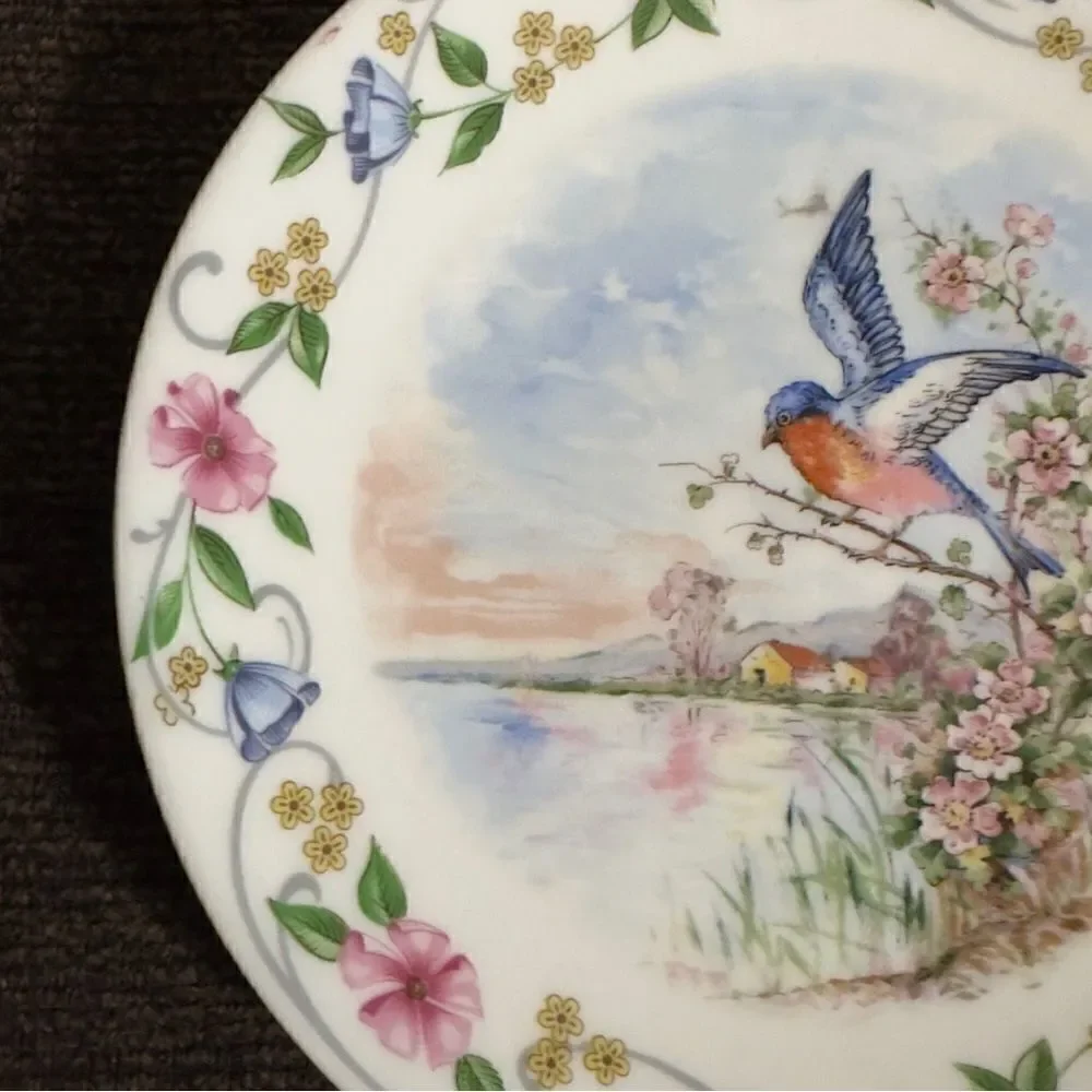 LEC LeClair Limoges France Porcelain Springtime Season Plate